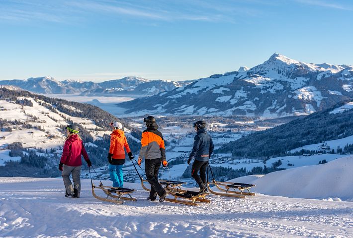 Rodelvergnügen am Sportberg Gaisberg